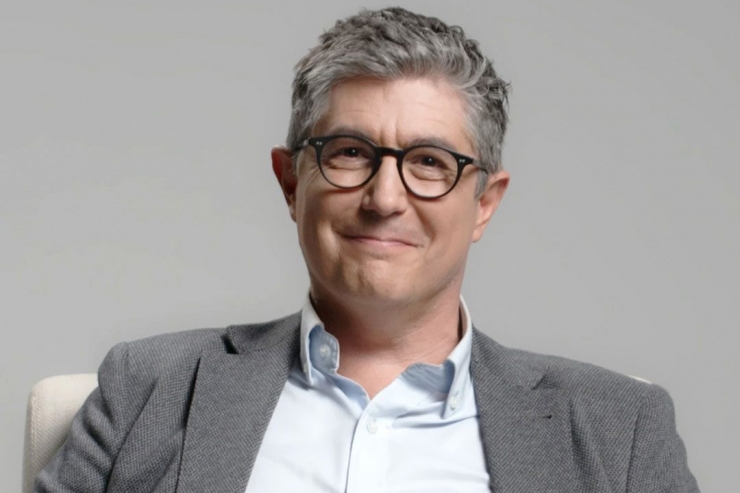 Un dels conferenciants, l'economista Fernando Trias de Bes.